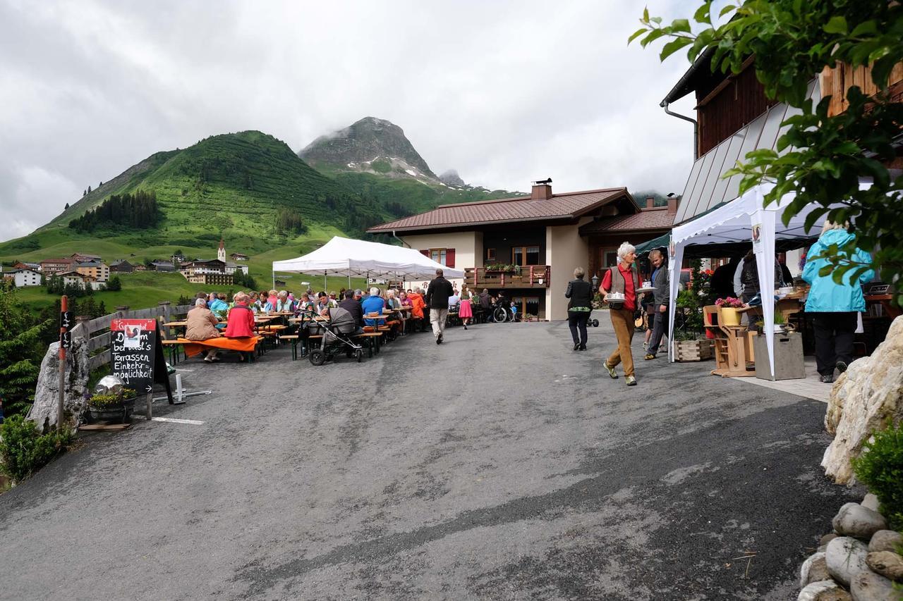 Ferienwohnung Biobauernhof Gehrnerhof am Arlberg Warth  Exterior foto