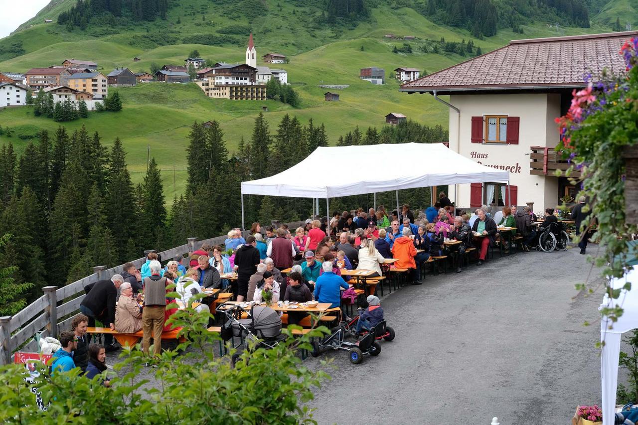 Ferienwohnung Biobauernhof Gehrnerhof am Arlberg Warth  Exterior foto